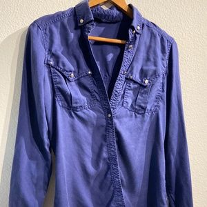 Blue Button Down